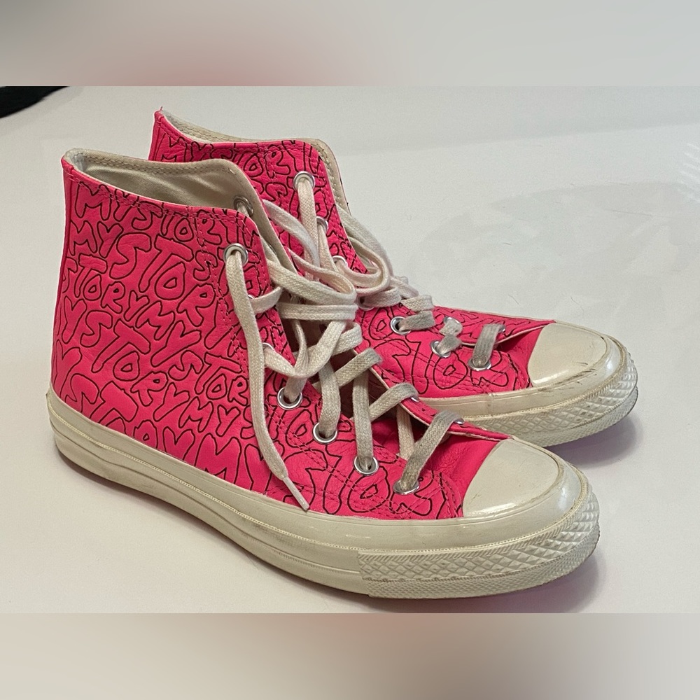 Converse Pink My Story Chuck Taylor Sneakers